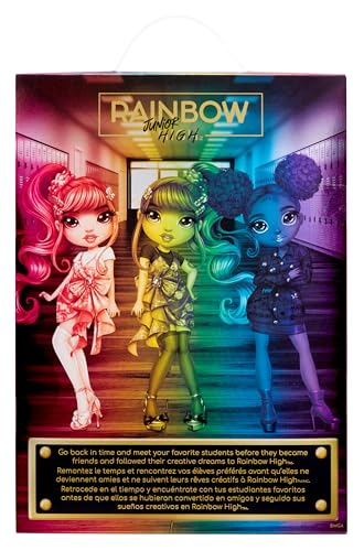 Muñeca Rainbow High Junior High Laurel De’Vious 9 pulgadas miniatura 4