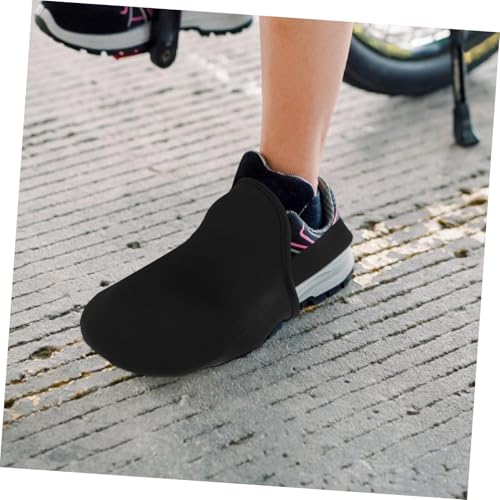 BESPORTBLE 2 piezas de fundas térmicas para zapatillas de ciclismo, impermeables al viento y cálidas, cubremitades y cubre-puntas para bicicleta de montaña y carretera miniatura 6