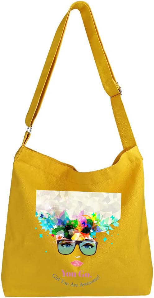 Image of Lify Women's Retro Large Size Canvas Shoulder Bag Hobo Crossbody Handbag Casual Tote - 1 Piece