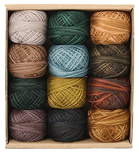 Valdani 3-Strand Ball Floss 30yd Earthly Treasures Collection 12 Colors miniatura 1
