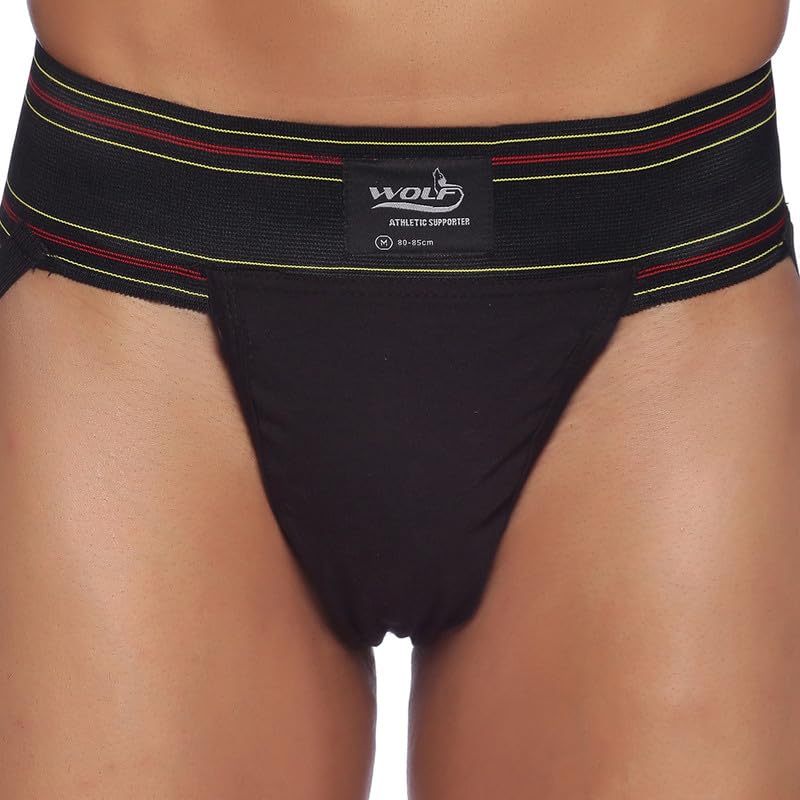 Omtex Wolf Supporter - Black Jockstraps - Xx-large (Pack of 2