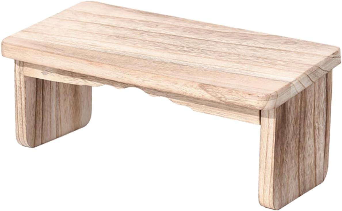 Wooden Meditation Bench Kneeling Chair Non-Slip Stool for Home Zen Stool Folding Kneel