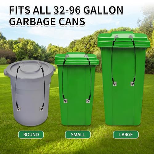 Image of Animal Proof Trash Can Locks