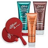 Elifexir Pack Cacao Sense + Piel Canela + Nocturslim + Regalo | Exfoliante Corporal + Acelerador del Bronceado + Gel Intensivo Lipoescultor Noche + Bolsa Charol