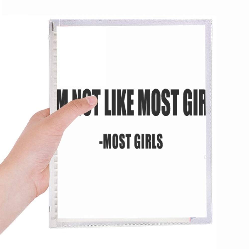 Carnet de notes à spirale rechargeable avec citation joke pour filles