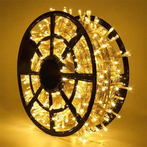 50M 500LED Warm White Christmas String Lights Indoor/Outdoor LED Perfect for Christmas & Wedding Decor