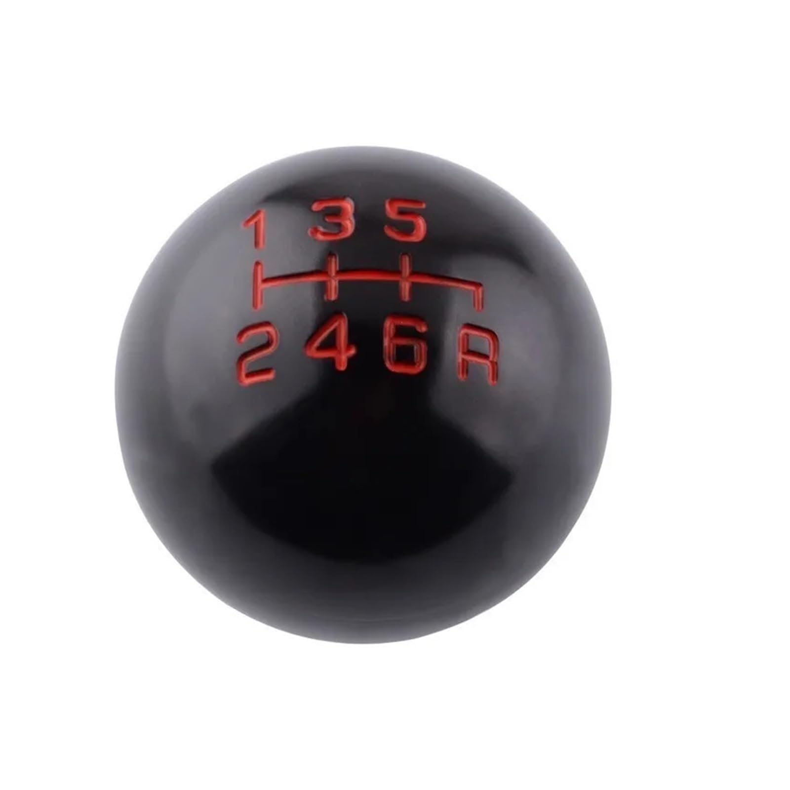 YYGGWL Shift Knob For Civic Fit FD2 FN2 EP3 DC2 DC5 S2000 F20C Aluminum 5/6 Speed M10X1.5 Type-R JDM Ball Shape Gear Shift Knob Shifter Lever(-04-Black 6-Speed)