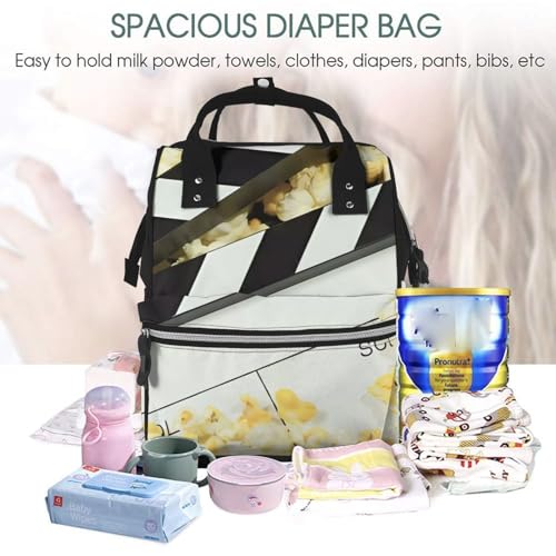 Sac à dos à langer cinéma étanche pour sorties bébé - 5