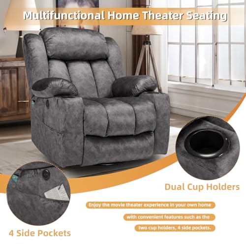 Sillón Plegable Tela Peluche Gris miniatura 7