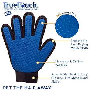   Grooming-Glove-Gentle-Grooming-Gloves-Bundle-With-Moofin-Pet-Nail-Clipper-Five-Finger-Deshedding-180-Soft-Silicone-Tips-Pet-Grooming-Gloves-For-Dogs-Cats-Pack-Of-2