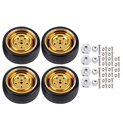 Pneu de dérive RC en métal WPL D12 avec jantes alliage 63mm