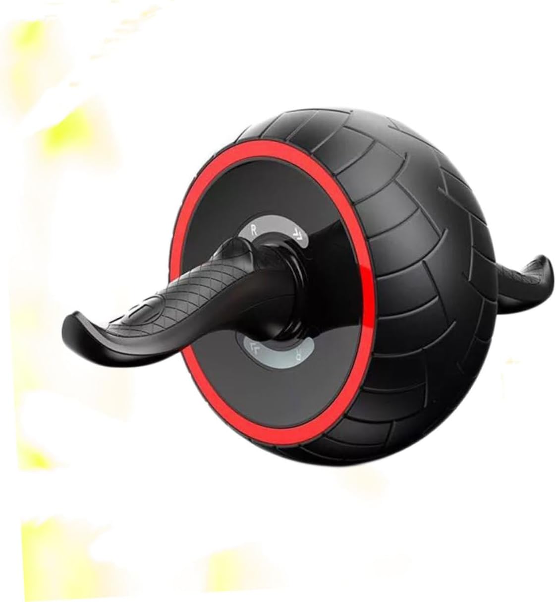 Yardwe Abdominal Exercise Roller Wheel Fitness Device for Abdomen Training Stomach Roller for Belly Fat Reduction Mute Wheel for Core Strengthening