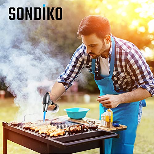 Sondiko Küchenbrenne Flambierbrenner mit Geschenkbox-Verpackung, Nachfüllbar Butangasbrenner, für alle Butan-Tanks mit… – Bild 8