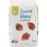 AUCHAN Essentiel Sucre blanc en poudre 1 kg...