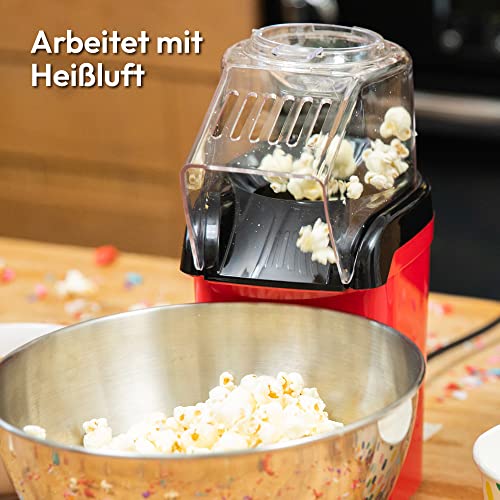 Popcornmaschine Gadgy Popcorn Maschine Heissluft, Retro