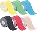Produktbild newgen medicals Sporttape: Kinesiologie-Tapes, Baumwollgewebe, 5 cm x 5 m 6er-Set (Tapeband, Kinesiology Pflaster-Bänder, Klebeband)