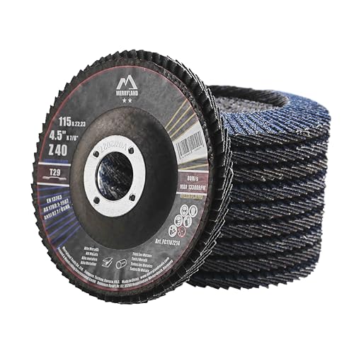 Merryland Sanding Sheet Disc 115 Metal for Angle...