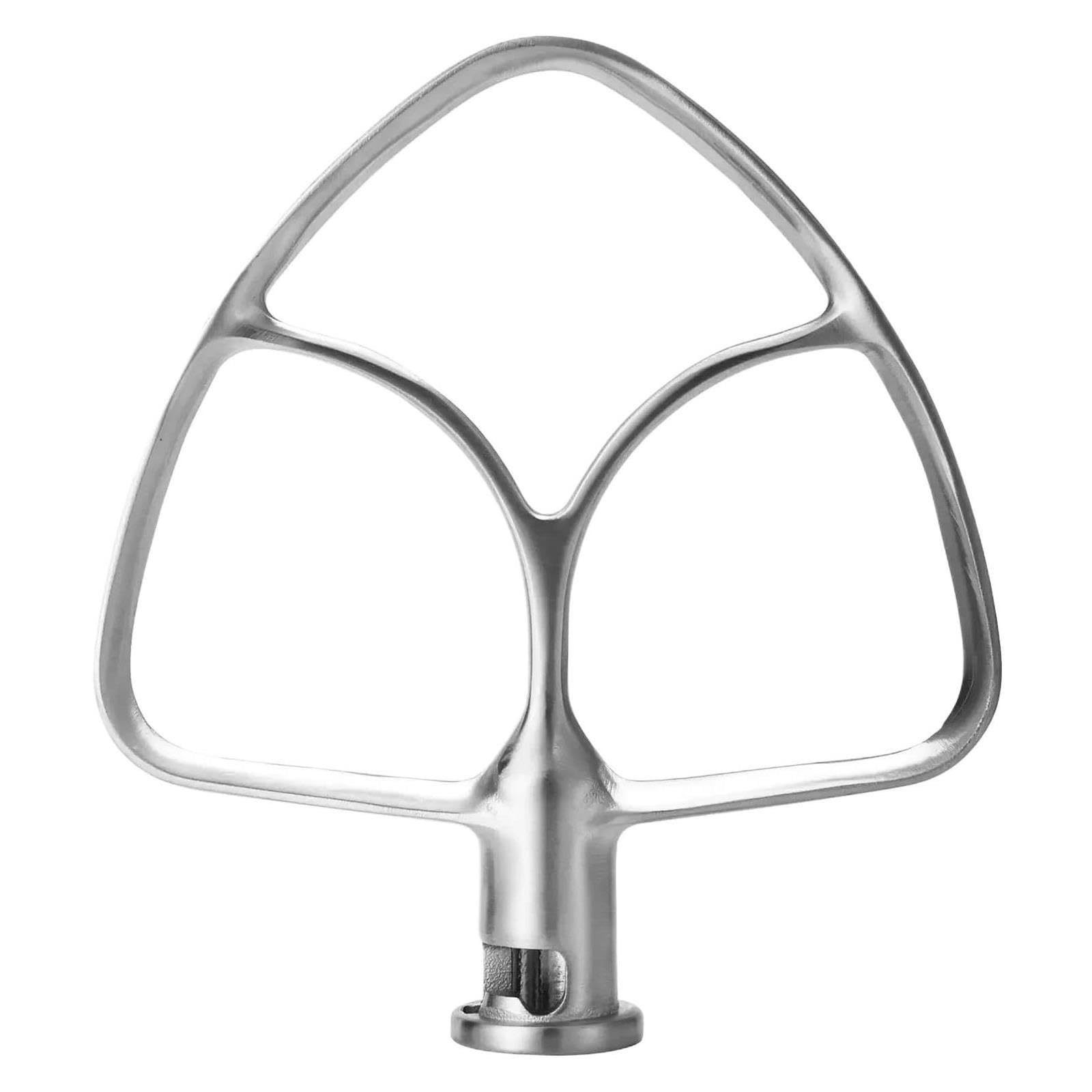 Frusta Piatta Di Ricambio In Acciaio Inossidabile Accessori For Robot Da Cucina Compatible With KitchenAid 4,5-5 QT