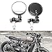 JMTBNO 7/8" 22 mm Espejos Trasero Plegable Retrovisores Motocicleta Espejo Retrovisor de La Moto Universal Motocicleta Manillar Espejos Retrovisores para Motocicleta Bicicleta Eléctrico Scooter