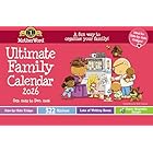 2026 MotherWord Ultimate Fridge Magnetic Hanging Family Calendar, 16-Month Family Planner, Sept 2025 - Dec 2026, English, Medium Side by Side Version, 15" x 9.5" (MWMKT12826)