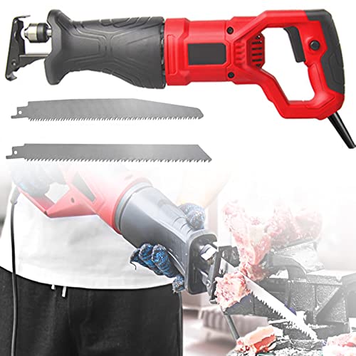 OLSKFUH Sierra Eléctrica para Huesos, Máquina para Cortar Huesos, Cortadora De Carne Y Huesos, Máquina Cortadora De Carnicero con Sierra De Cinta, Máquina Cortadora De Sierra Hue,Red-900W