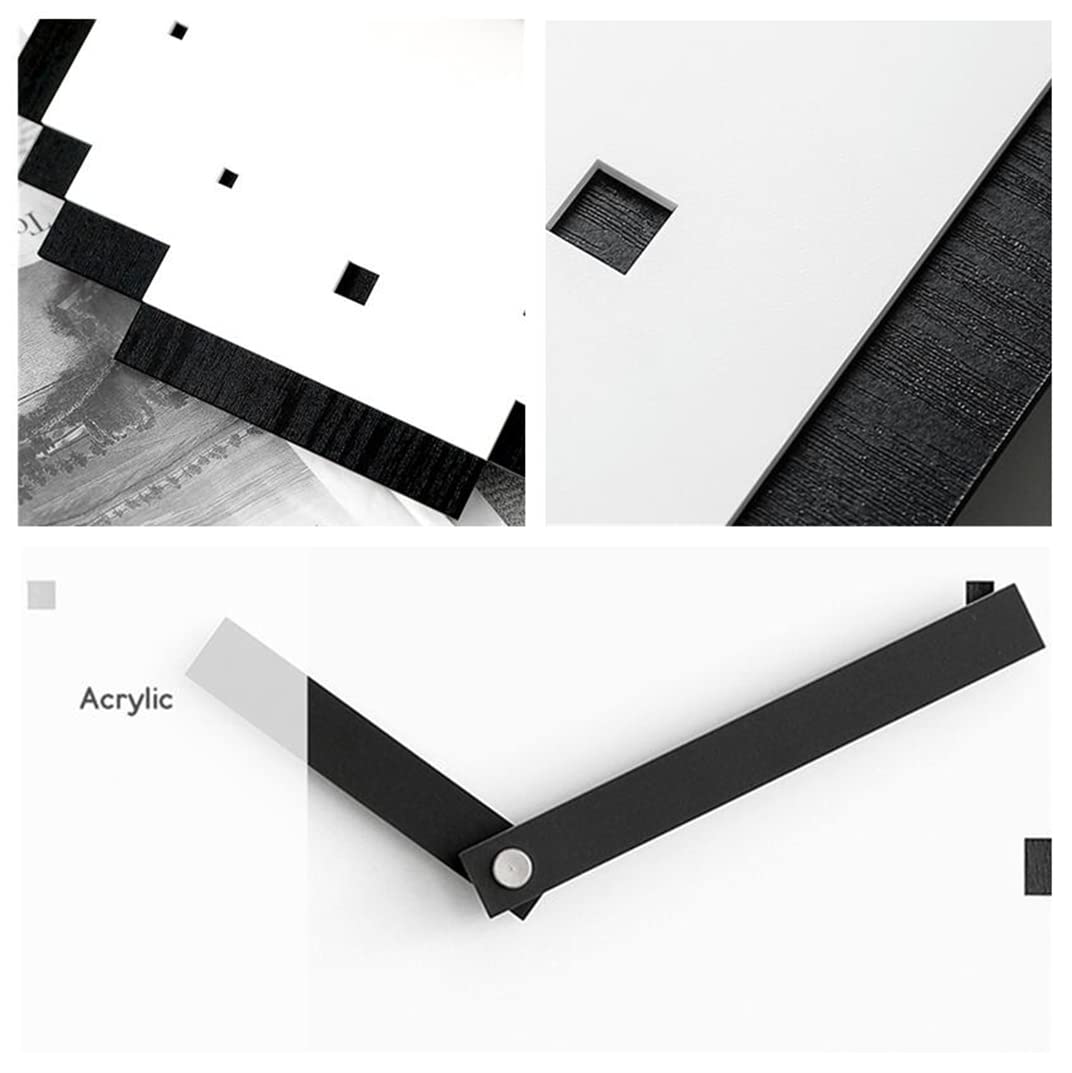 Amazon｜壁掛け時計 ピクセルアイデア掛け時計 クリエイティブ 立体