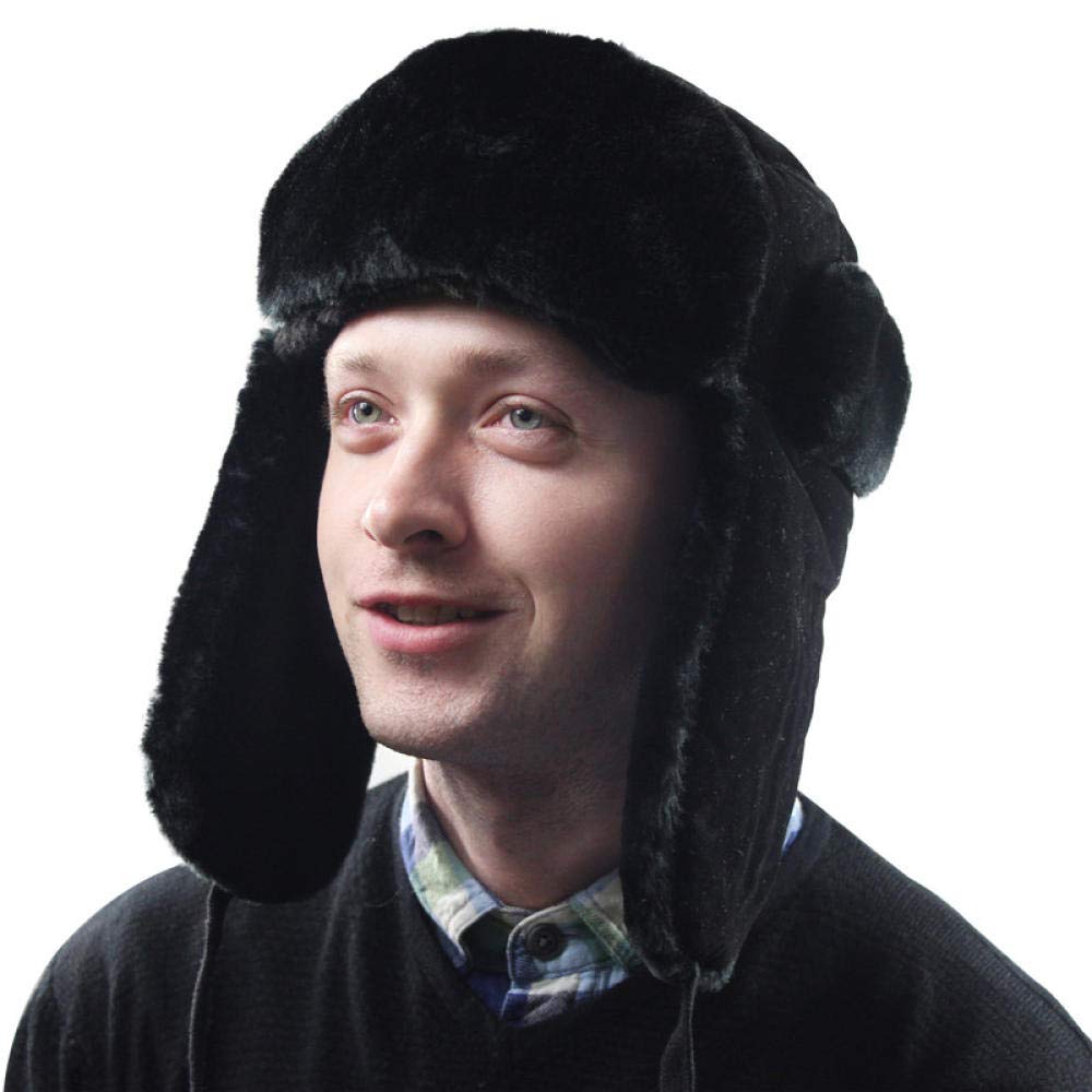 Ushanka imperméable doublée polaire avec protège-oreilles