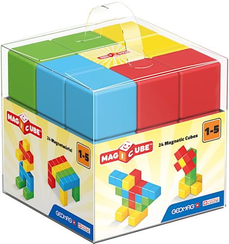 GEOMAG MAGICUBE 24 Teile Magnetisches spielzeug für Kinder, Geschenk für...