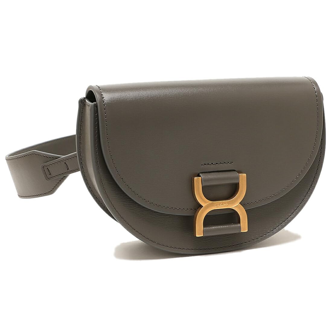 CHLOÉ “Marcie”ミニフラップバッグ 婦人向け グレー サイズ OneSize 牛革(カーフ) 100% CHLOÉ