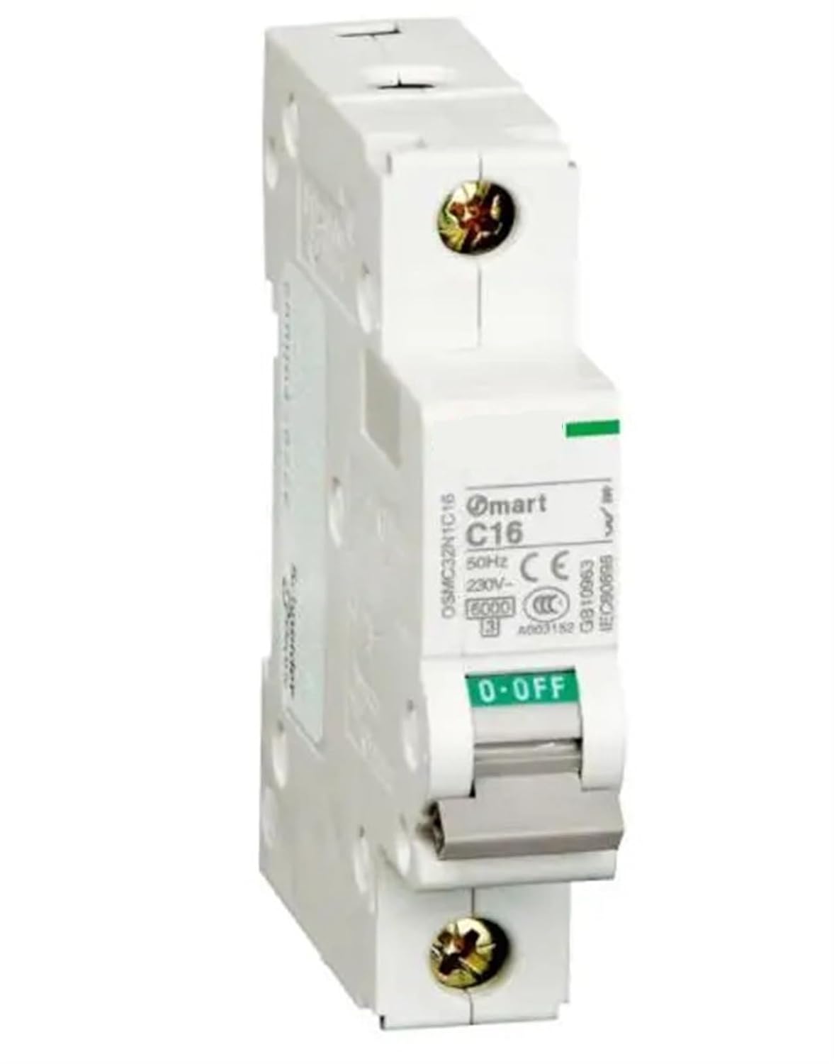 OSMC32N1C16 OSMC32N 1P C16A OSMC32N1C16 Miniature Circuit Breaker 1P 16A C 6KA 1Pcs