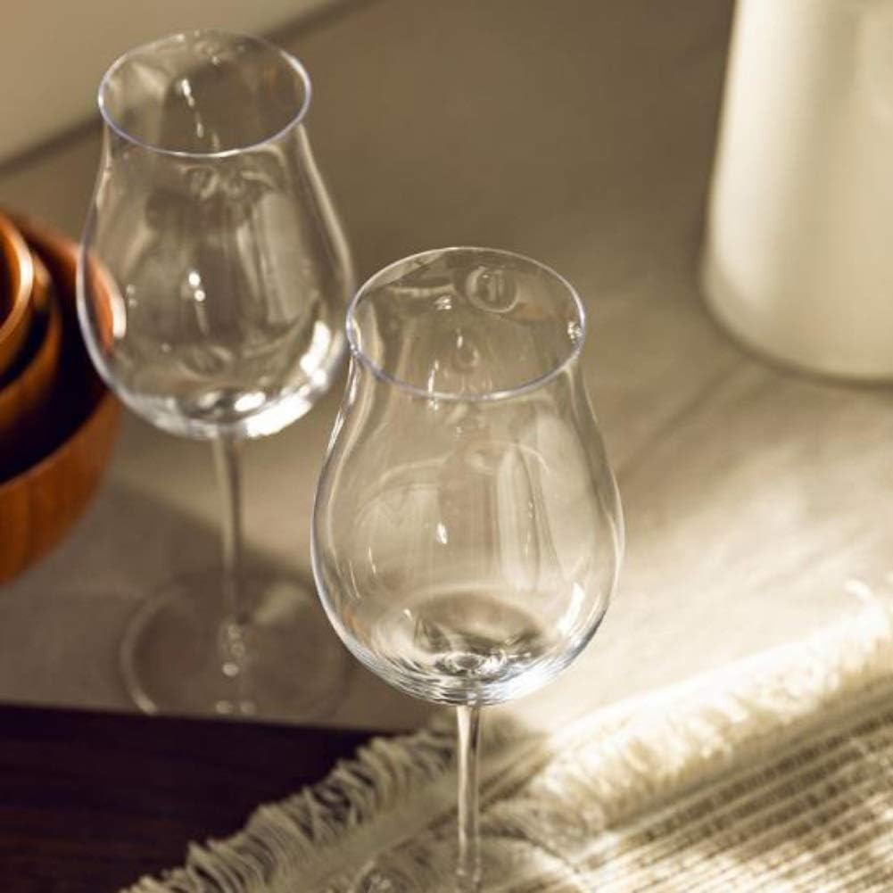 ガラス カップ ワイングラス セット 赤ワイングラス 絶妙なゴブレット クリスタル ステムウェア 誕生日 結婚式 ギフトに最適なプレ