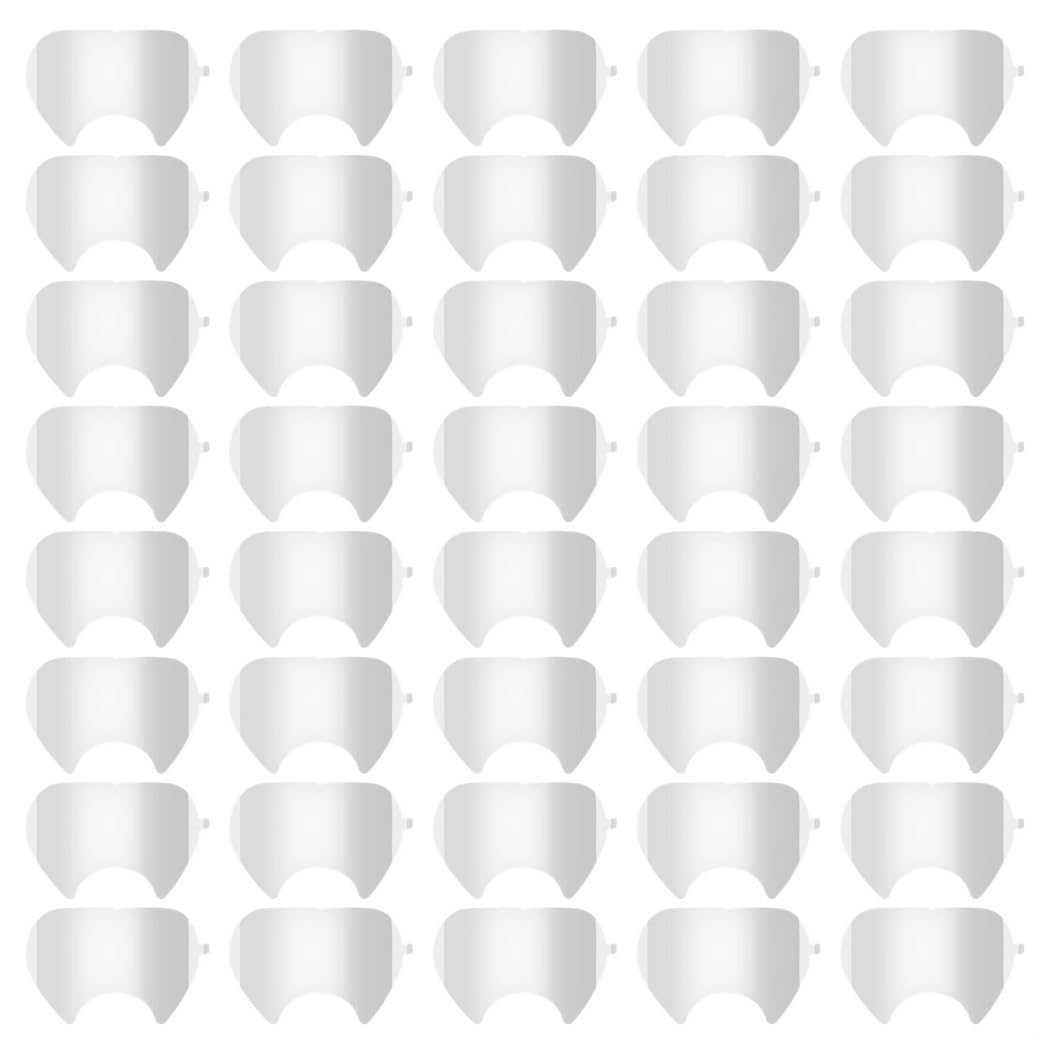 Swewarm 40 Pcs Peel Off Pet Lens Covers Compatible With 3M 6885 6000 6700 6800 6900 Respirator Face Shields