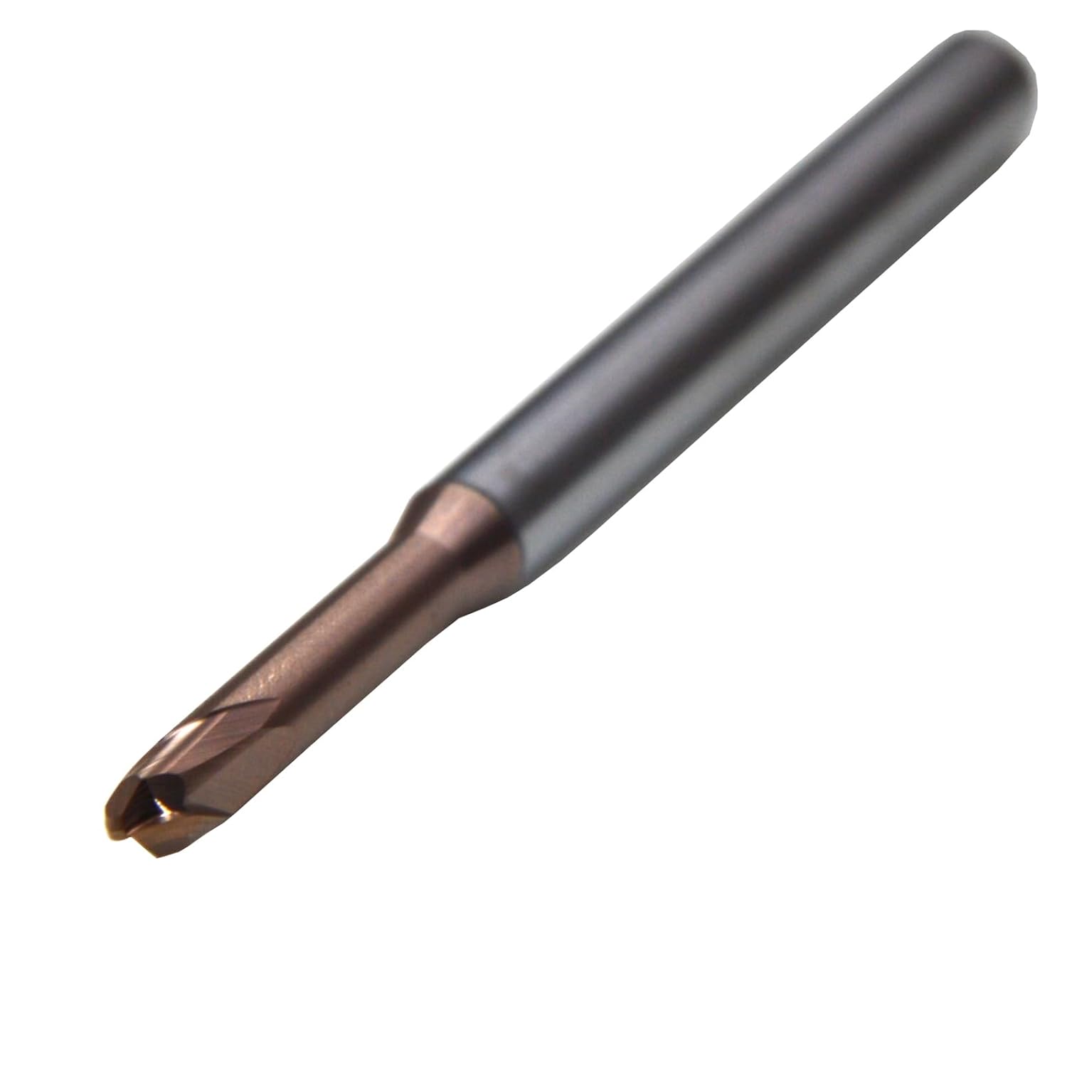 0.3mm 2Flutes Long Reach Neck Solid Carbide Ball Nose Mill Cutter Deep Cavity Milling CNC Router Bit for Hardened Steels (0.3mm Mill Dia-0.24mmLg.of Cut-5mm Reach-4mmSHK)