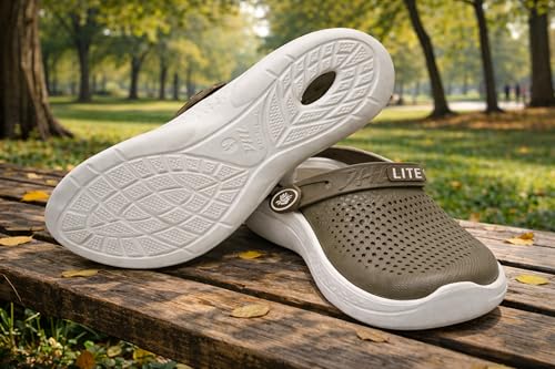 Image of PeniLo Men's Clogs Shoes | Lightweight EVA Slip-On Footwear with Anti-Slip Sole, Soft Cushion Comfort, Waterproof Garden & Casual Outdoor Sandals