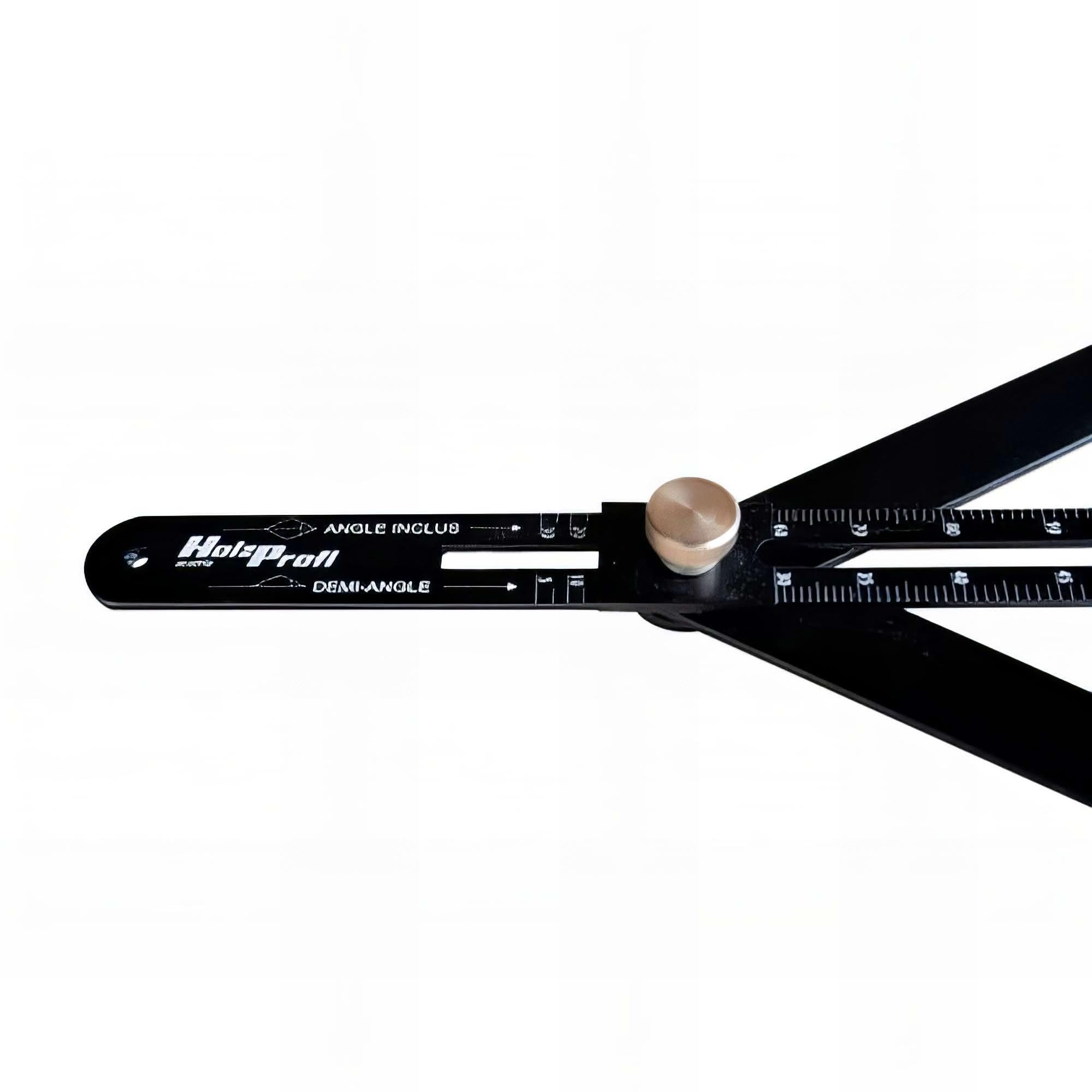 Holzprofi Fausse Équerre pour Scie à Onglet 300 mm - Accessoire de Scie à Onglet - Équerre - Pour Bois - Noir - Capacité de Biseau - Outil Nu