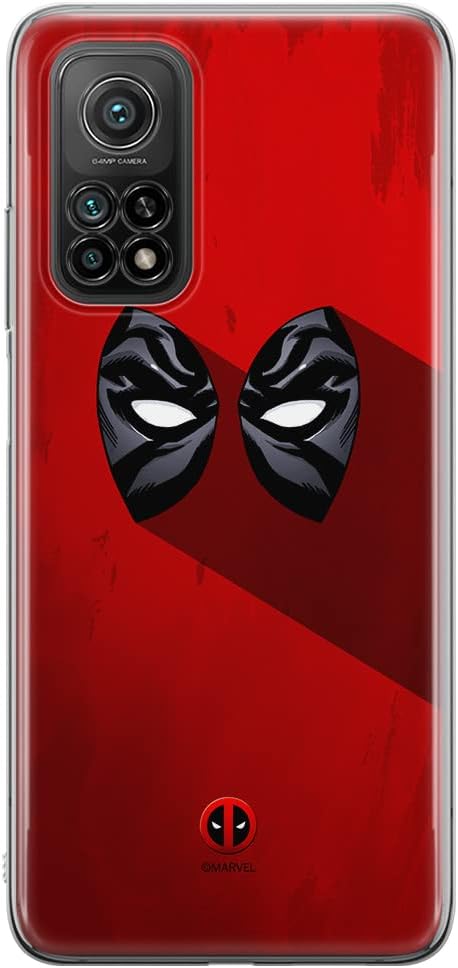 ERT GROUP Mobile Phone Case for Xiaomi MI 10T 5G / MI 10T PRO 5G Original and Officially Licensed Marvel Pattern Deadpool 008 Perfectly Adapted to The Shape of The Mobile Phone, Partially Transparent