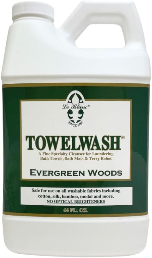 Evergreen Woods Towelwash® – Luxury Laundry Cleanser for Bath Linens - 64 oz. (1 pack)