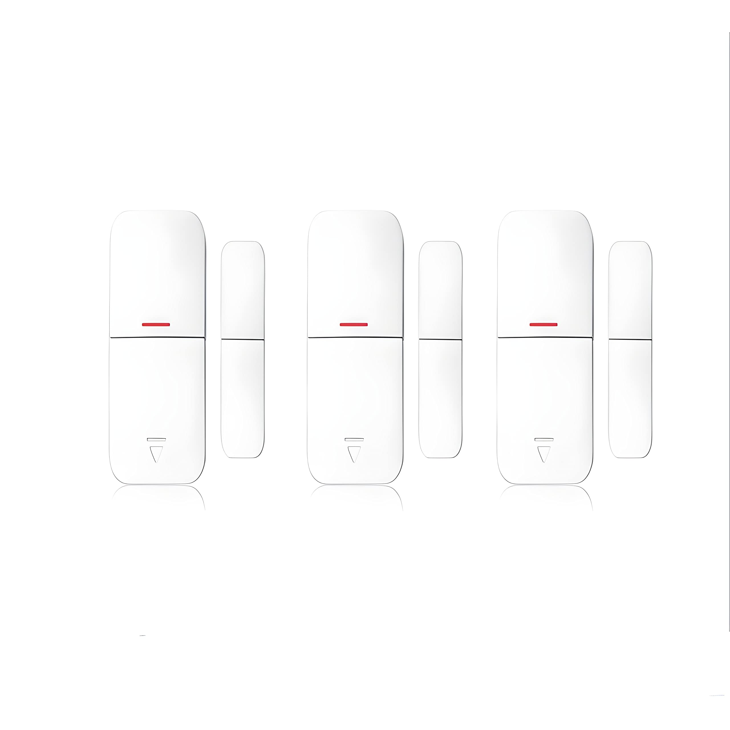 Détecteurs d'ouverture sans fil pour porte et fenêtre - Lot de 3