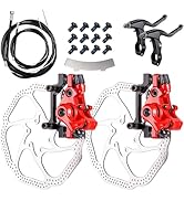 Fat-Cattie Bike Disc Brake Kit,Bike Front and Back Disc Brake Kit-Calipers,2 Pcs Stainless Steel ...