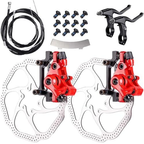 Fat-Cattie Bike Disc Brake Kit Red BB7