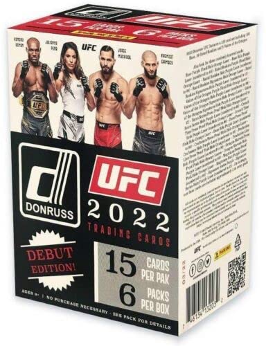 Panini Prestige 2022 Panini Donruss UFC Blaster Box - Debut Edition (6 Packs, 15 Cards per Box)