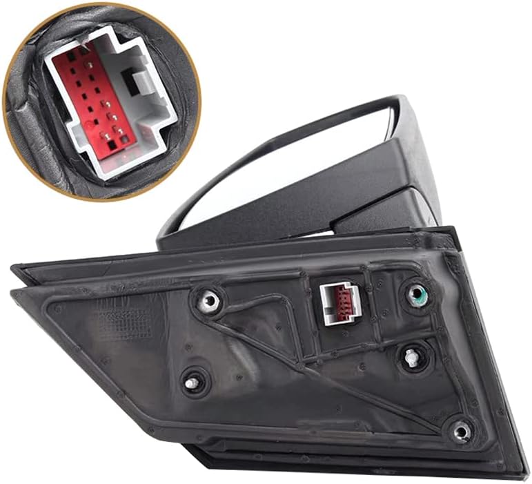 Side Mirrors Fit for Ford Escape 2013-2019 Rear View Mirror for Ford Escape Accessories Passenger Side Mirror Electric Adjustment Len,Heating,Turn Light,Electric Folding,Floor Light,Blind Spot Warning