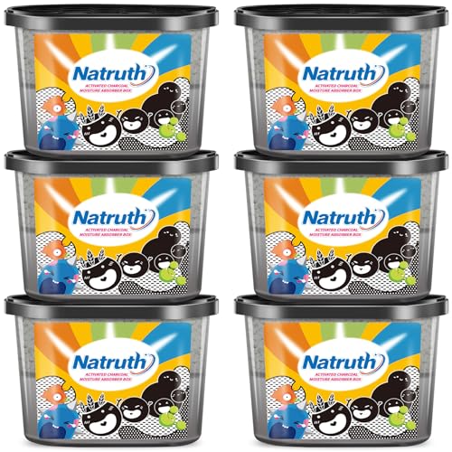NATRUTH Moisture Absorbers Activated Charcoal,800ml*12.5 OZ