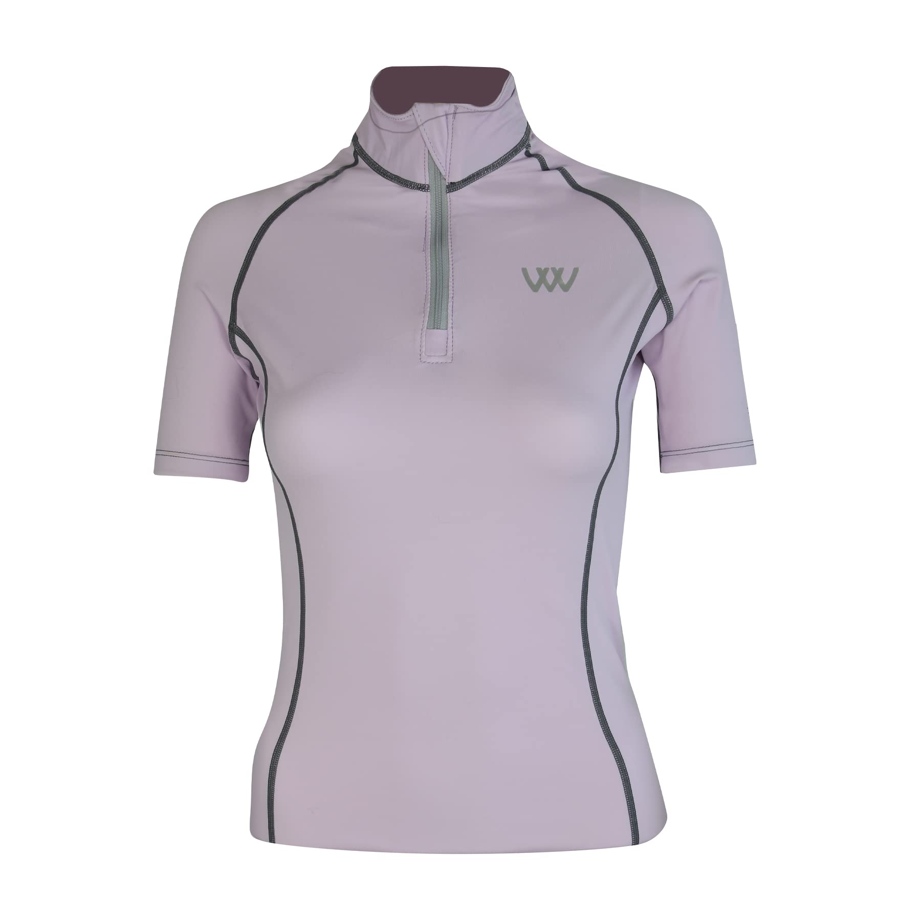 Woof Wear 2022 Camiseta De Equitación De Manga Corta para Mujer Performance - Lila