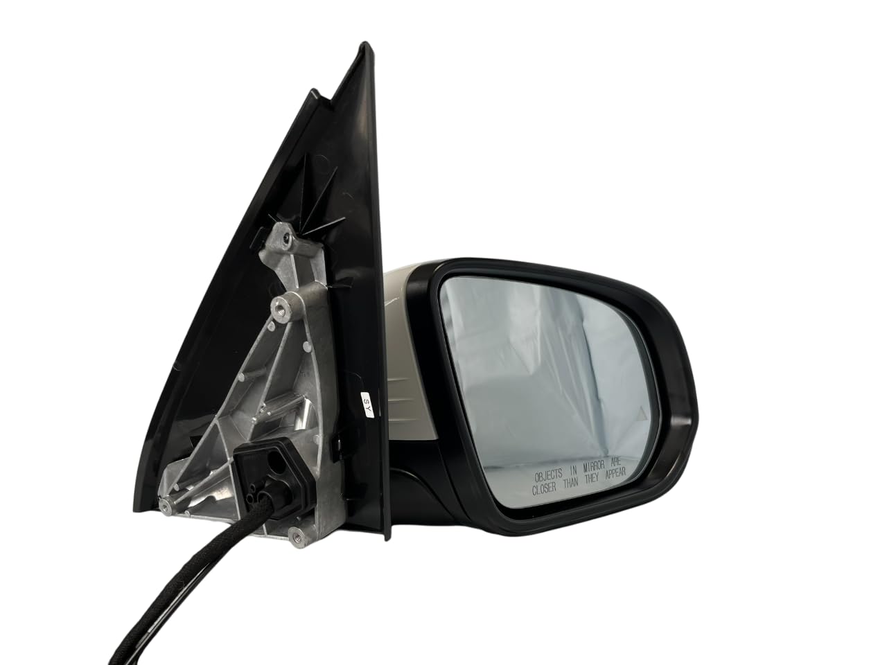 Espejos Exteriores Blancos Para Lado Izquierdo Del Conductor Mercedes-Benz C250 C300 C350 C63 2015-2021 Punto Ciego, Luz De Señal En La Carcasa, Plegado Eléctrico, Vidrio Eléctrico, Calentado, Con