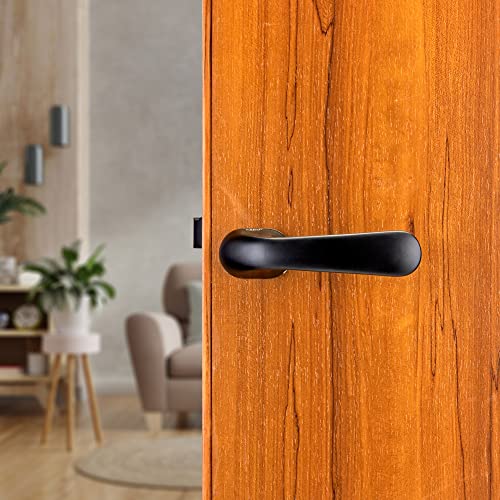 Image of LAPO Heavy Duty Mortise Door Locks Handle Set for Bathroom Door Lock | Balcony and Storeroom Door | Weatherproof Door Lock for Bathroom with Brass Baby Latch and Handles