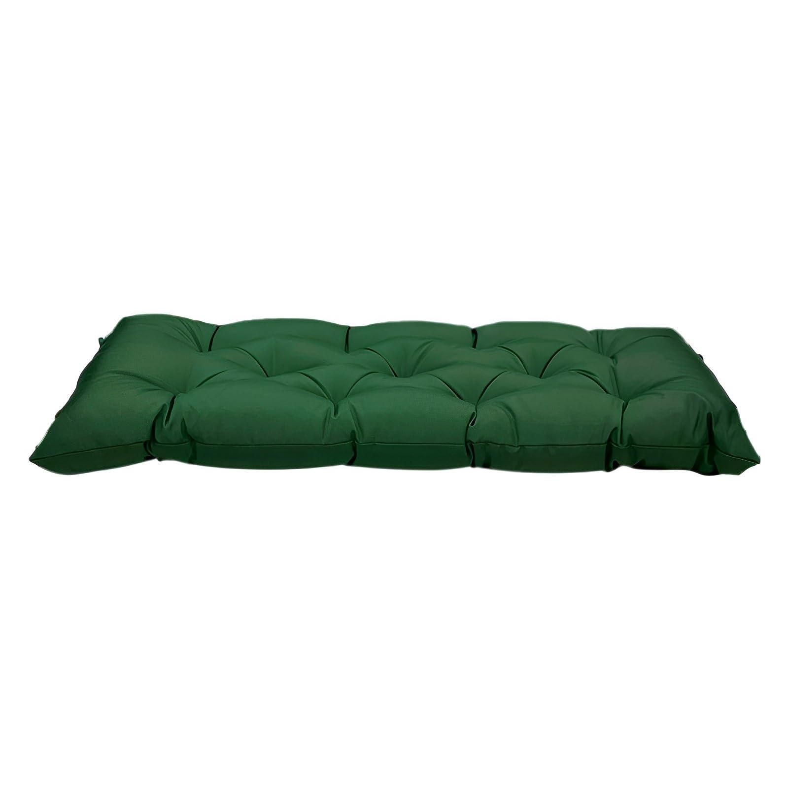 Matelas de banc imperméable épaisseur 8 cm vert foncé