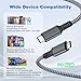 Basesailor USB Type C to C 100W Charging Cable with USB Adapter 3.3FT,Fast Car Carplay Charging Power Cord for iPhone 16e 15 Pro Max,iPad 12 Air 7 Mini 8 7,MacBook,Samsung Galaxy S25 S24 S23 S22,17