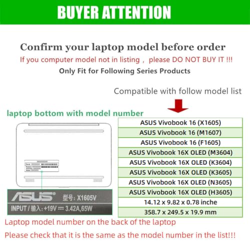 Funda para Laptop ASUS VivoBook 16 pulgadas PU cuero miniatura 2