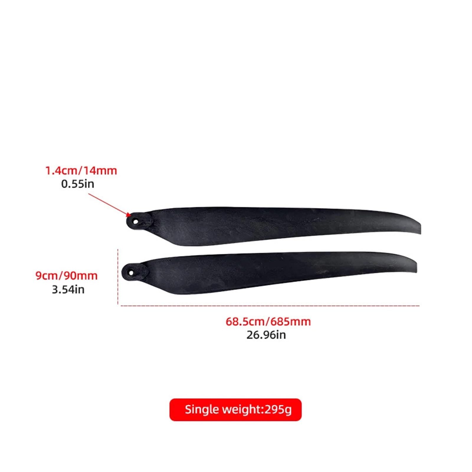Hélices plegables de carbono for drones 5620, en sentido horario y antihorario, for motor X13 EA-J100, accesorios for drones de protección agrícola.(2pcs CW)